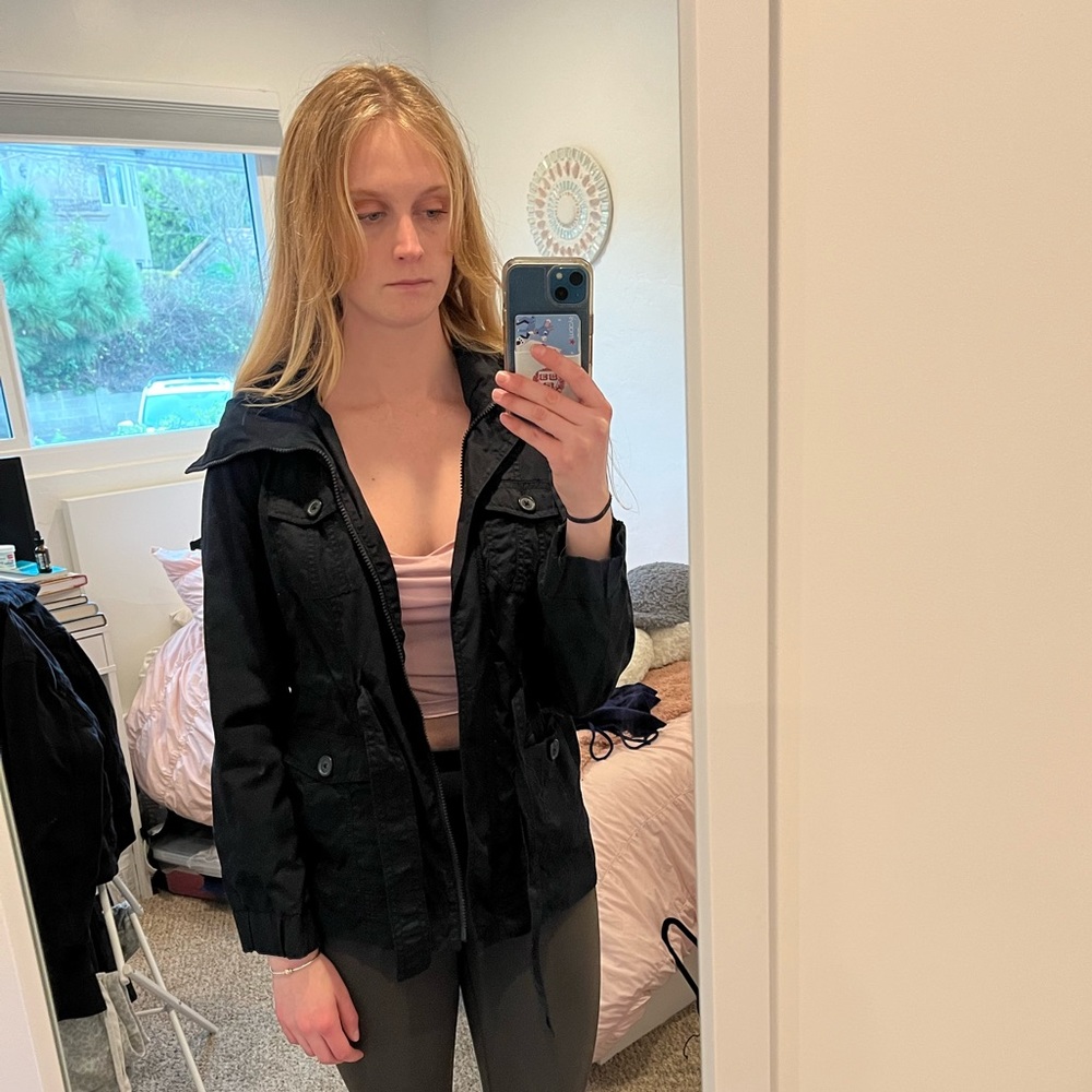 Small navy blue jacket